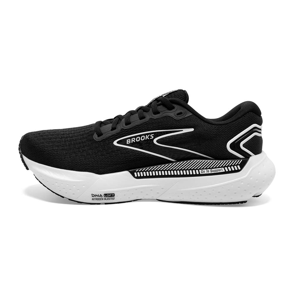 Brooks Glycerin GTS 21 Joggesko Herre Sort/Hvit