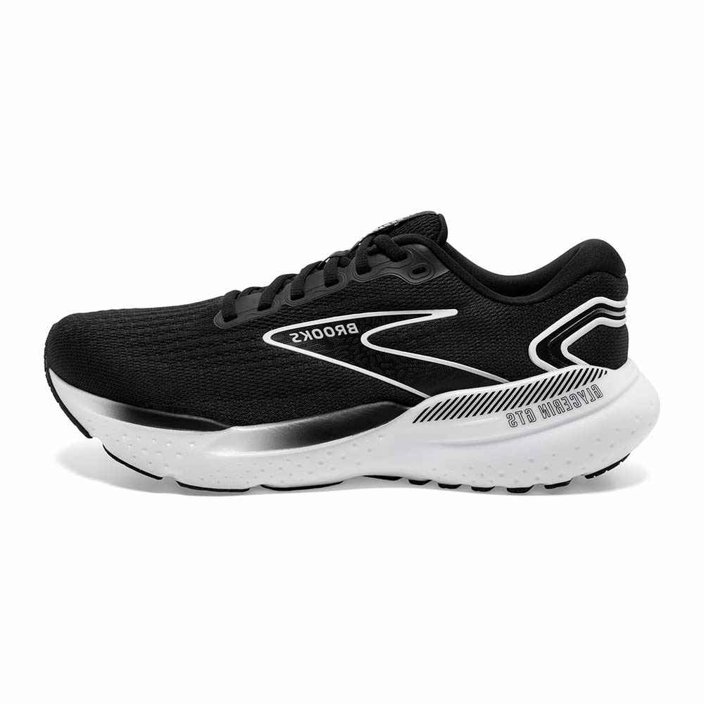 Brooks Glycerin GTS 21 Joggesko Herre Sort/Hvit