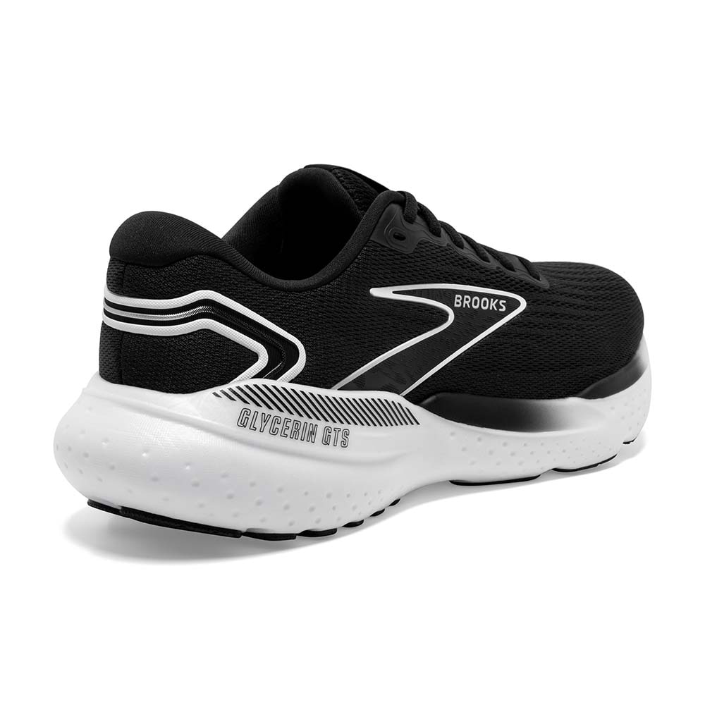 Brooks Glycerin GTS 21 Joggesko Herre Sort/Hvit
