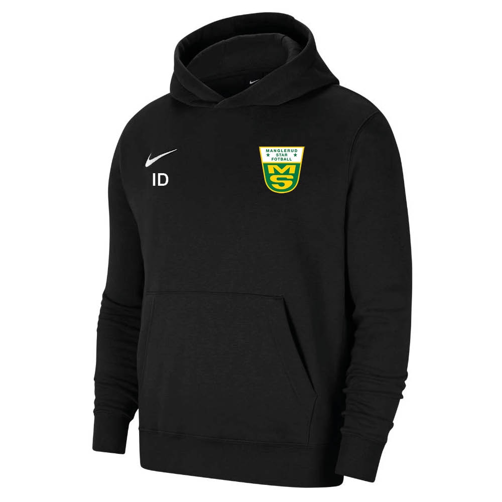 Nike Manglerud Star Fotball Hettegenser Barn Sort