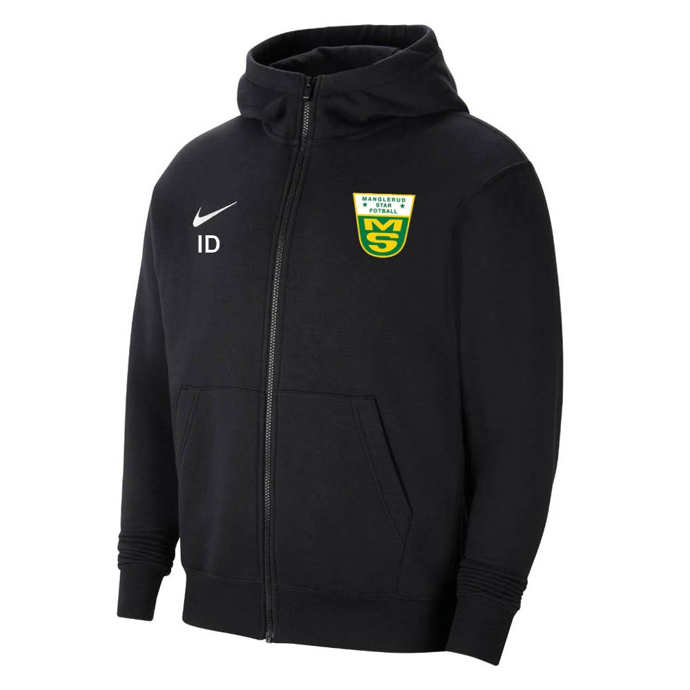 Nike Manglerud Star Fotball Full-Zip Hettegenser Barn Sort