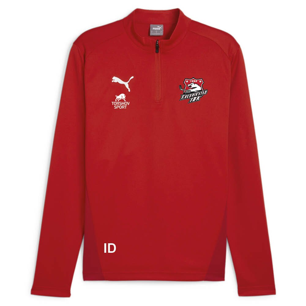 Puma Fredrikstad IBK 1/4 Zip Treningsgenser Rød