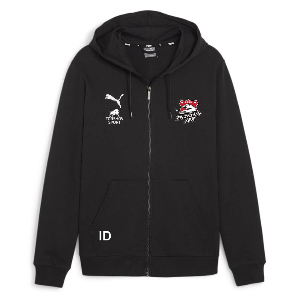 Puma Fredrikstad IBK Full-Zip Hettegenser Sort