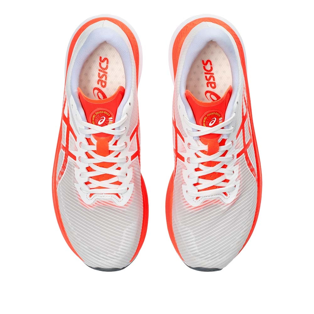 Asics Magic Speed 3 Joggesko Dame Hvit/Oransje