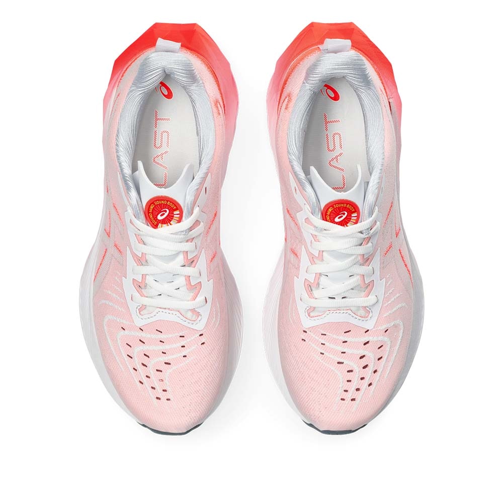 Asics Novablast 4 Joggesko Dame Hvit/Rød