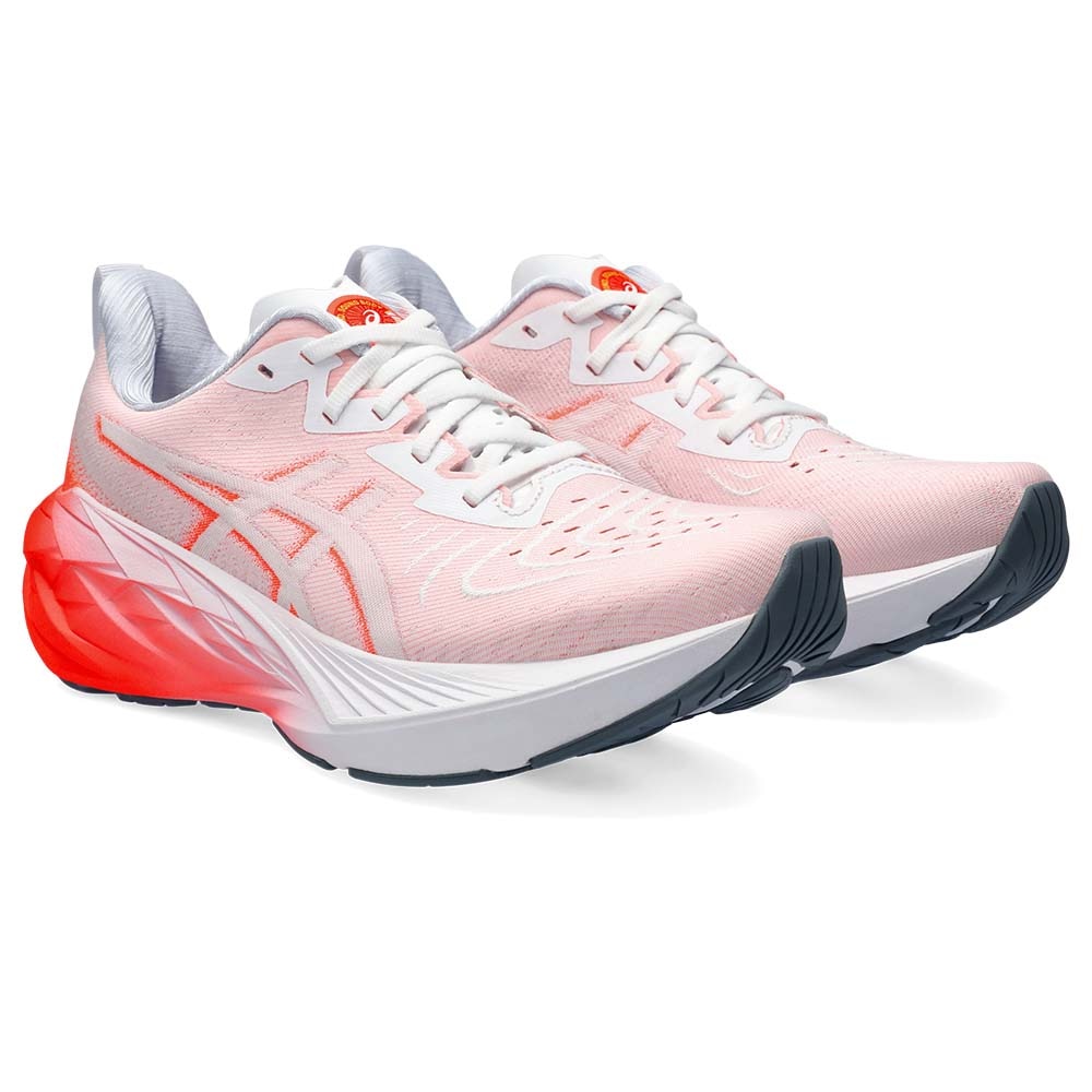 Asics Novablast 4 Joggesko Dame Hvit/Rød