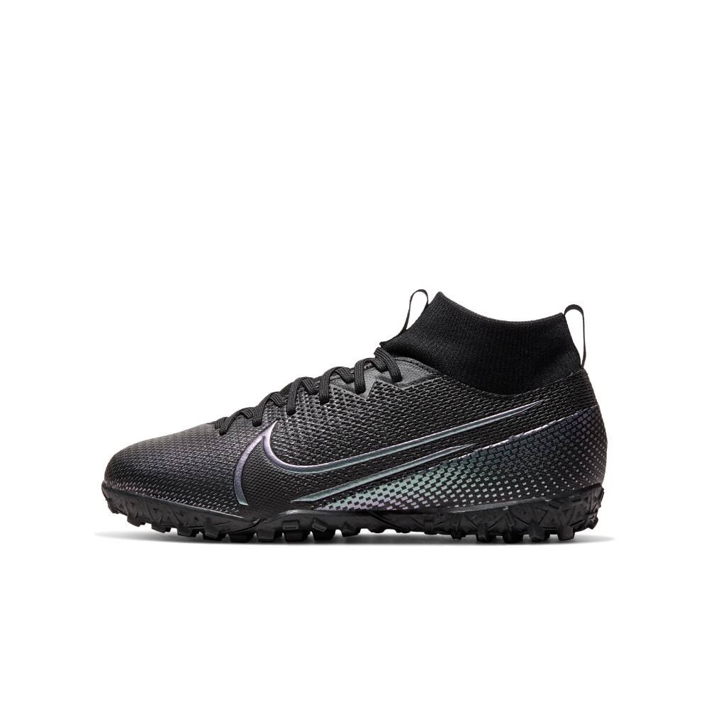 Nike MercurialX Superfly 7 Academy TF Fotballsko Barn Kinetic Black Pack