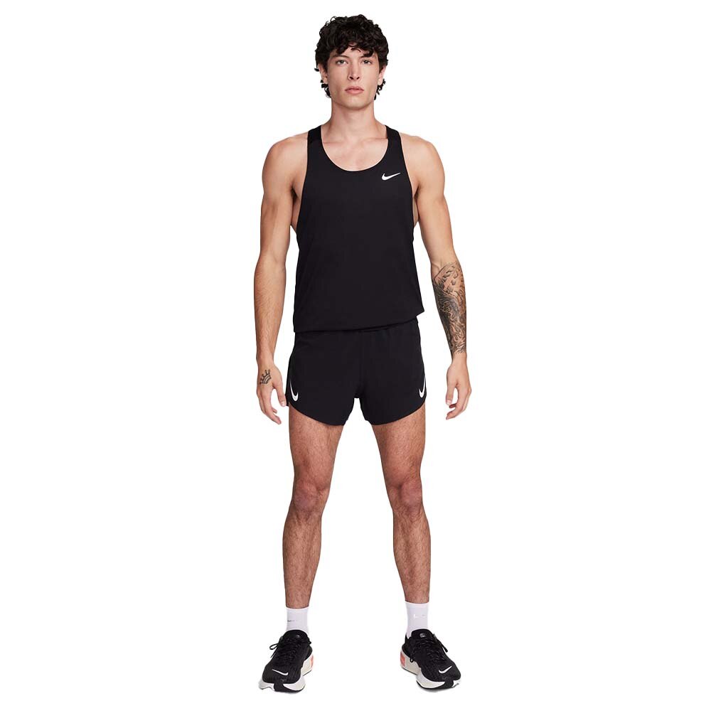 Nike AeroSwift Dri-Fit ADV 4in Løpeshorts Herre Sort