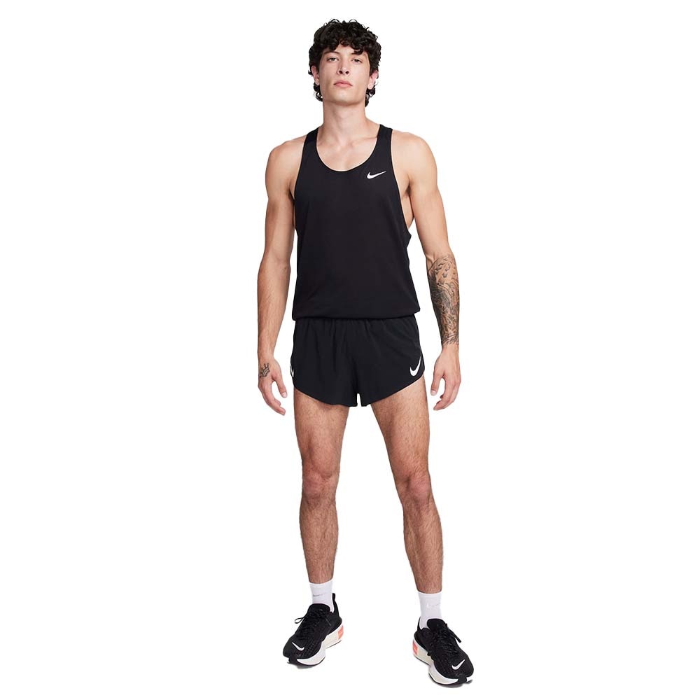 Nike AeroSwift Dri-Fit ADV 2in Løpeshorts Herre Sort/Hvit