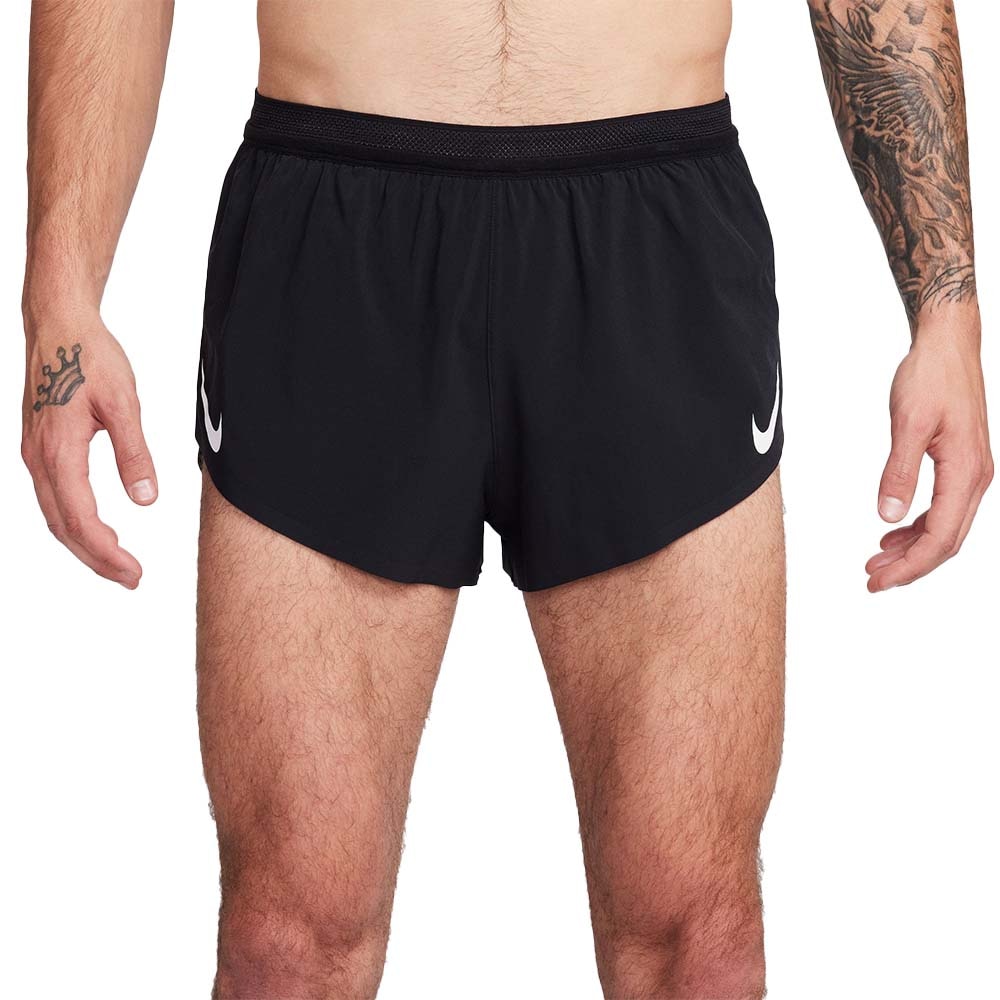 Nike AeroSwift Dri-Fit ADV 2in Løpeshorts Herre Sort/Hvit