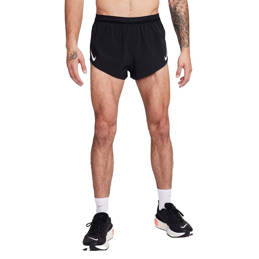 Nike AeroSwift Dri-Fit ADV 2in Løpeshorts Herre Sort/Hvit