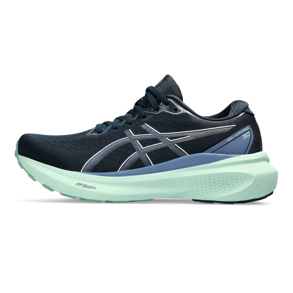 Asics Gel-Kayano 30 Joggesko Dame Sort/Turkis