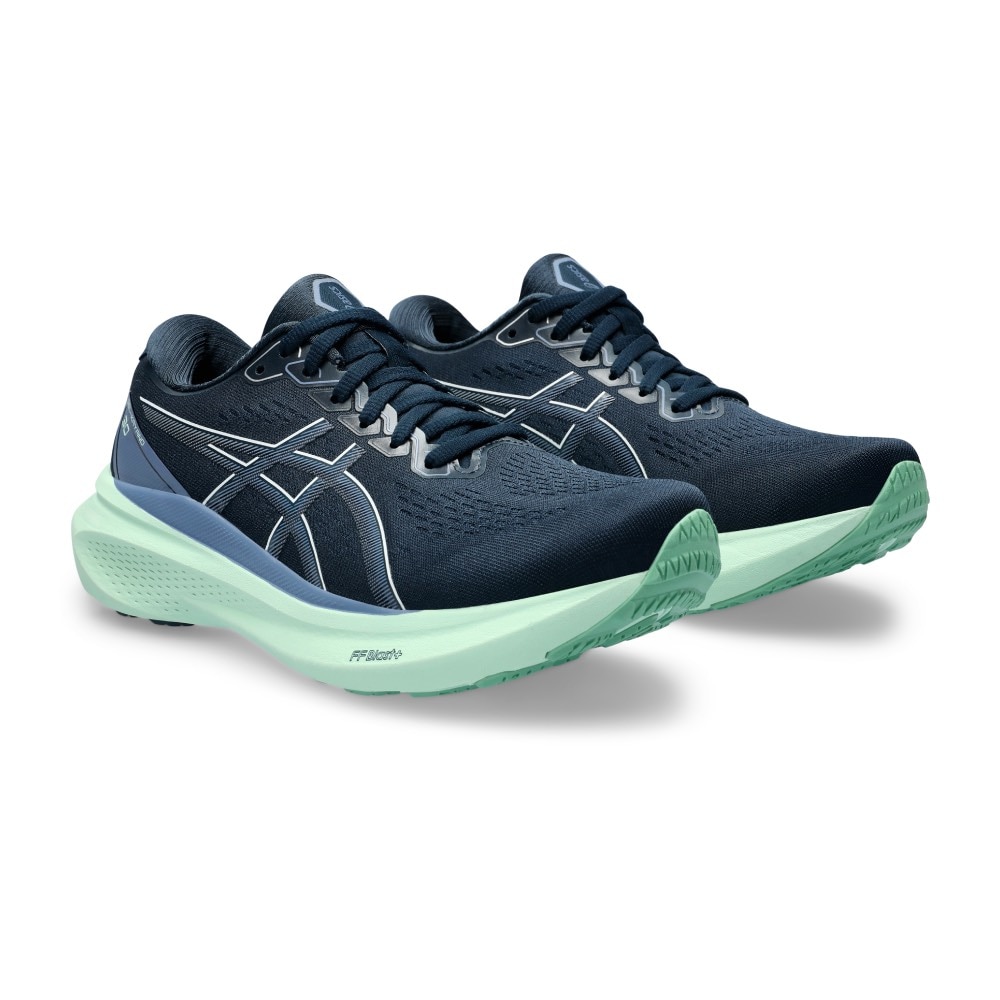 Asics Gel-Kayano 30 Joggesko Dame Sort/Turkis