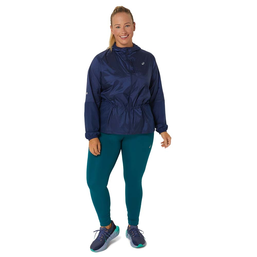 Asics Packable Løpejakke Dame Blå