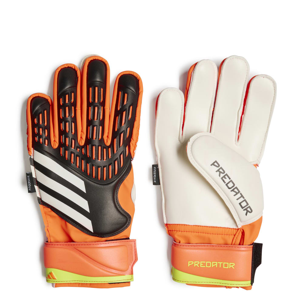 Adidas Predator Match Fingersave Keeperhansker Barn Solar Energy