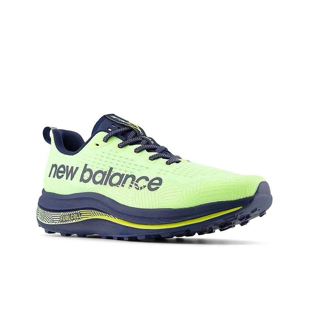 New Balance FuelCell SuperComp Trail Joggesko Herre Volt/Blå