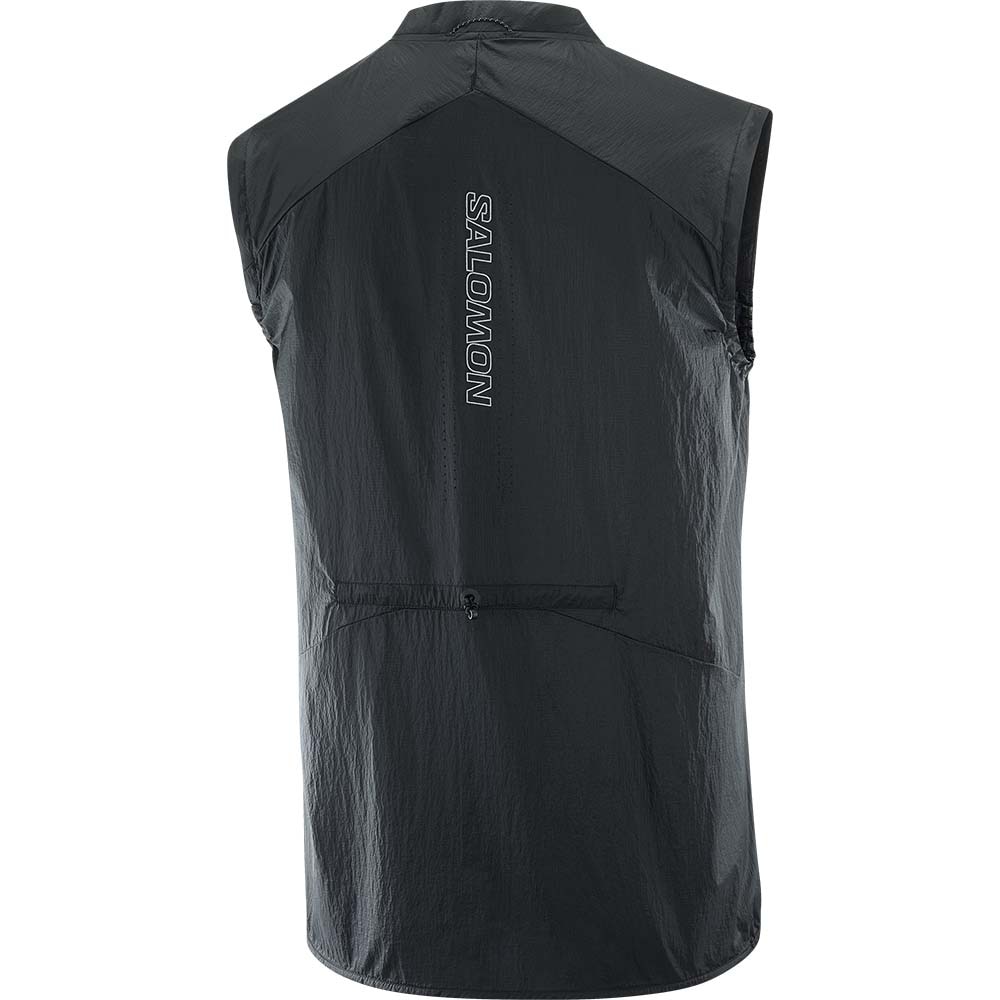 Salomon Sense Aero Wind Vest Dame Sort