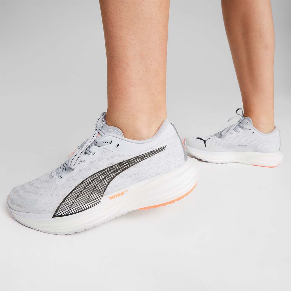 Puma Deviate Nitro 2 Joggesko Dame Hvit/Sort