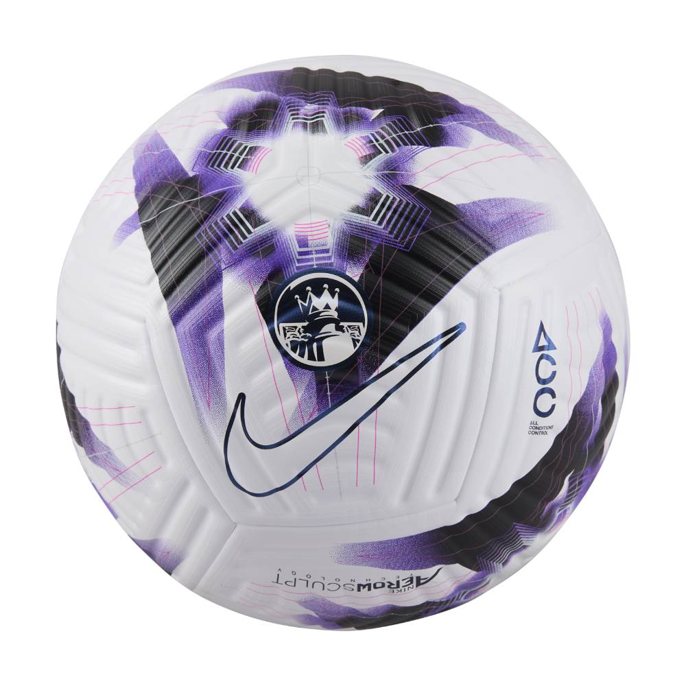 Nike Flight Premier League Matchball Fotball 23/24 Hvit/Lilla