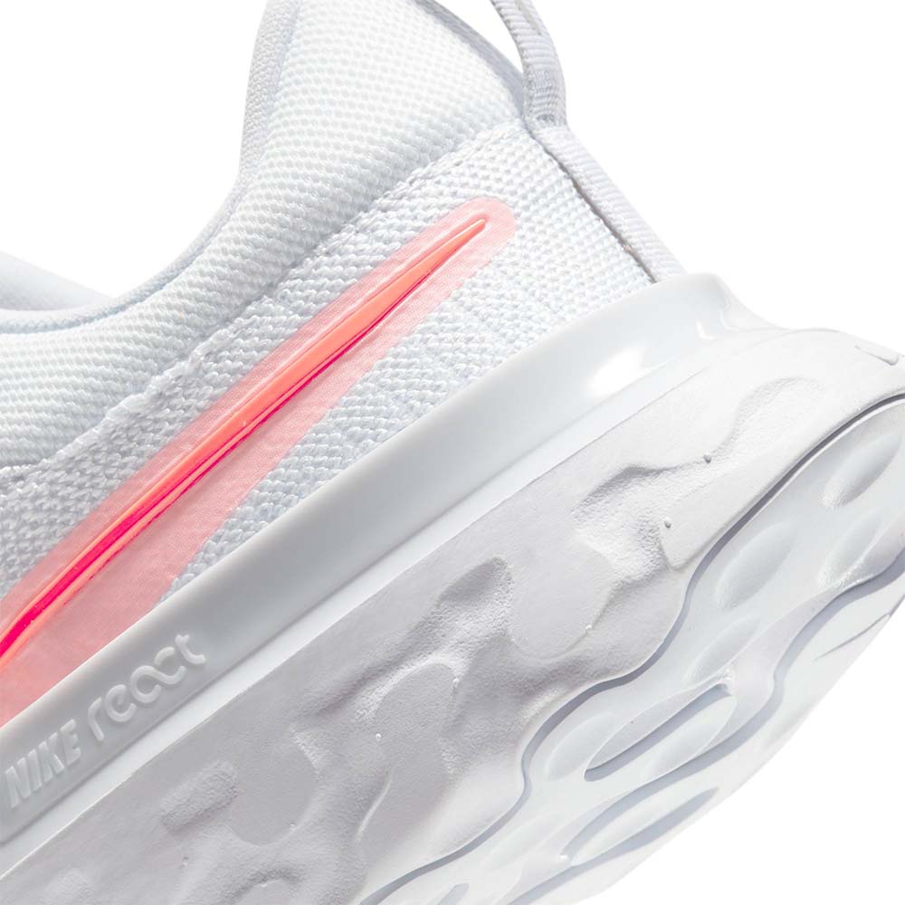 Nike React Infinity Run Flyknit 2 Joggesko Dame Hvit/Grå