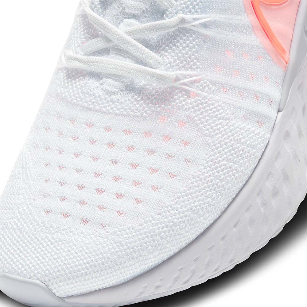 Nike React Infinity Run Flyknit 2 Joggesko Dame Hvit/Grå