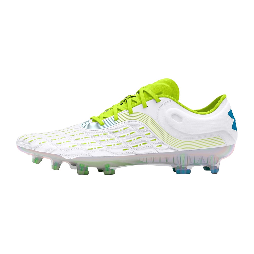 Under Armour Clone Magnetico Elite 3 FG Fotballsko Hvit/Gul