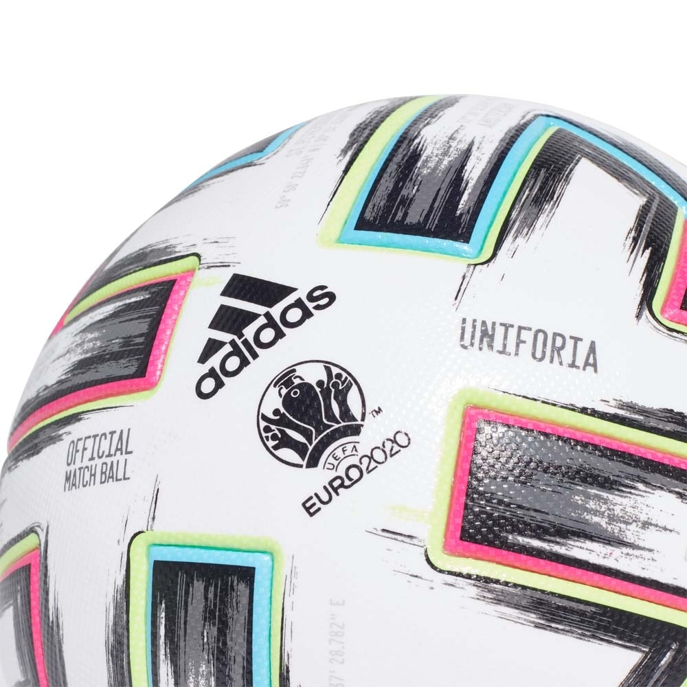 Adidas Uniforia Offisiell Matchball EM 2020 Fotball Hvit