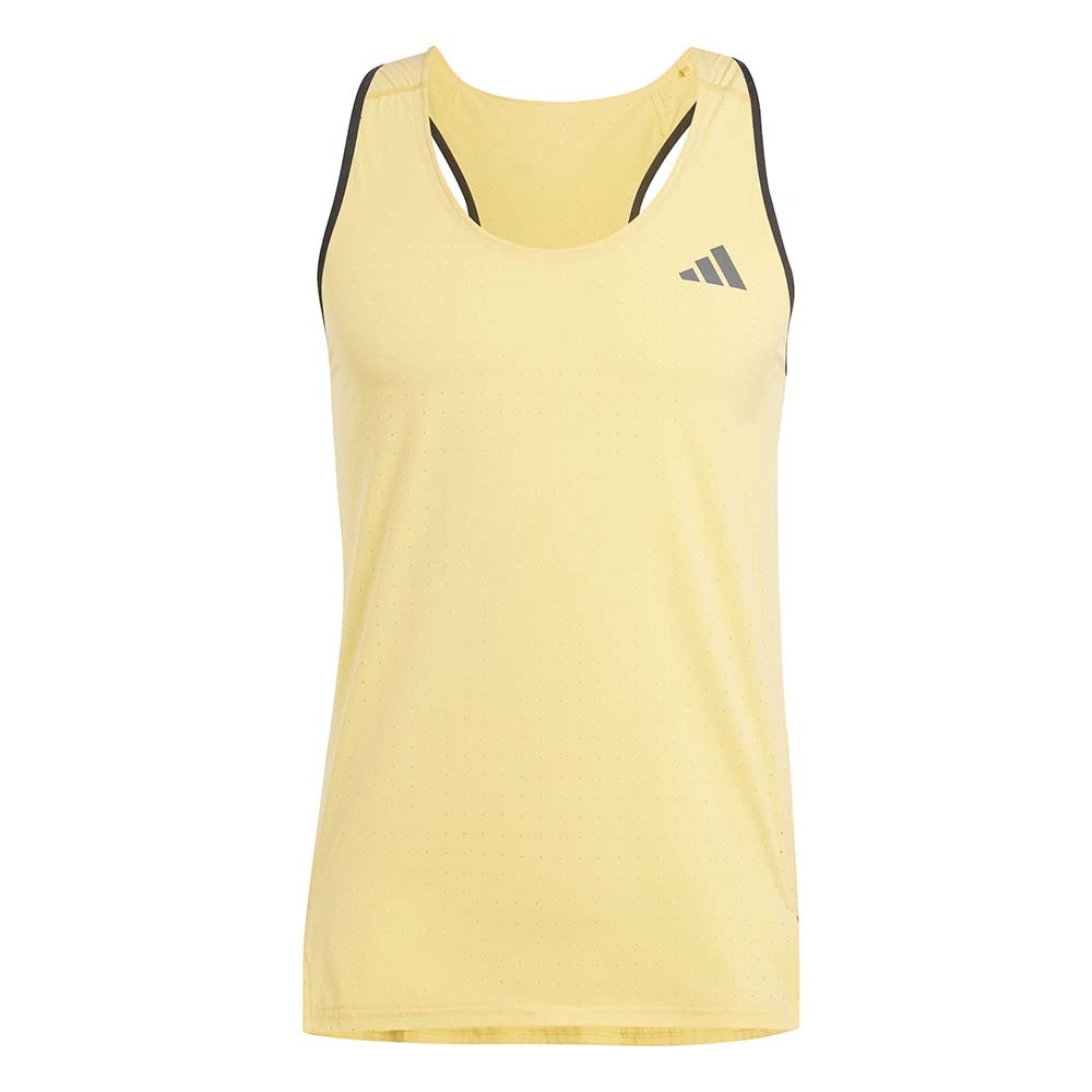 Adidas Adizero Running Singlet Herre Gul