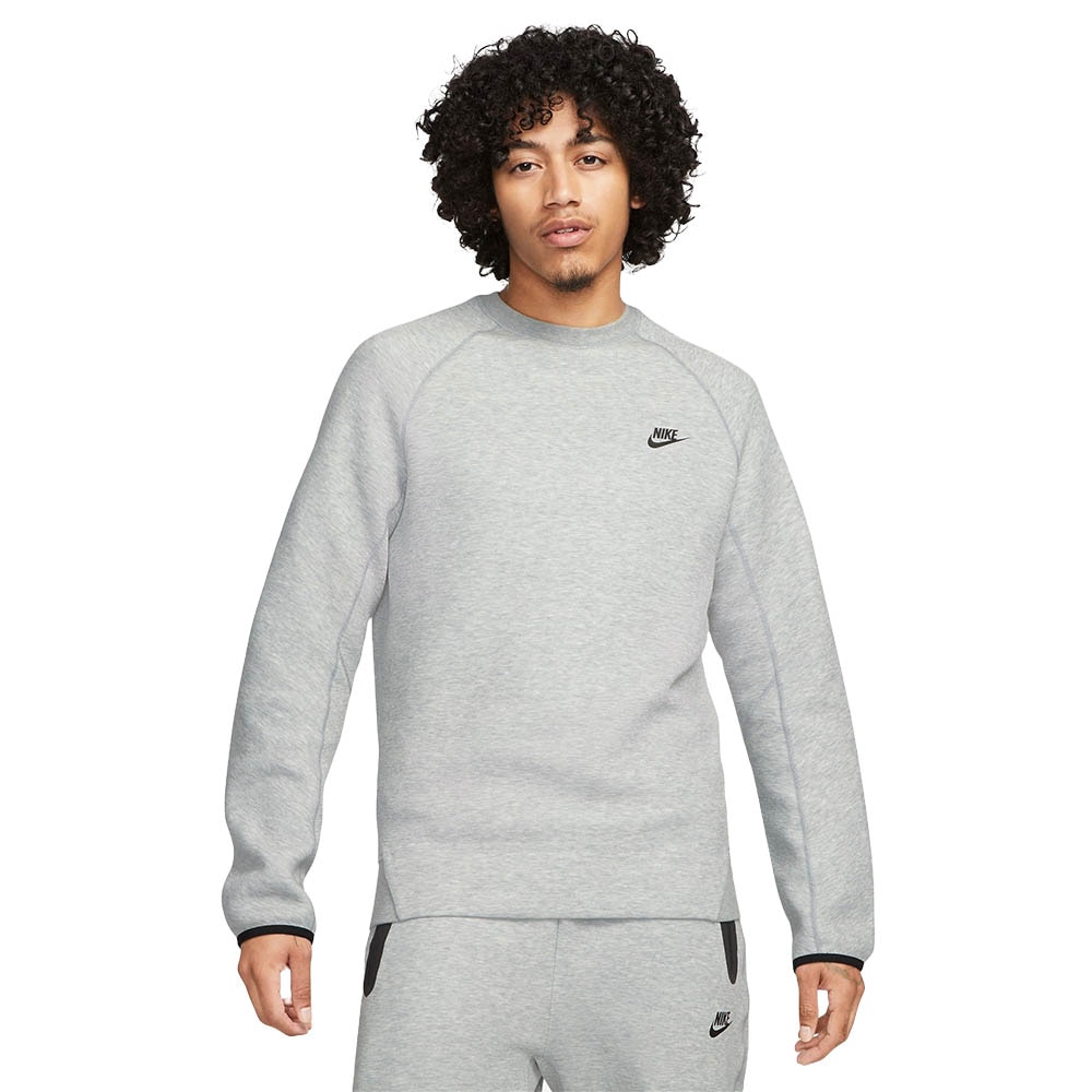 Nike NSW Tech Fleece Crew Fritidsgenser Grå