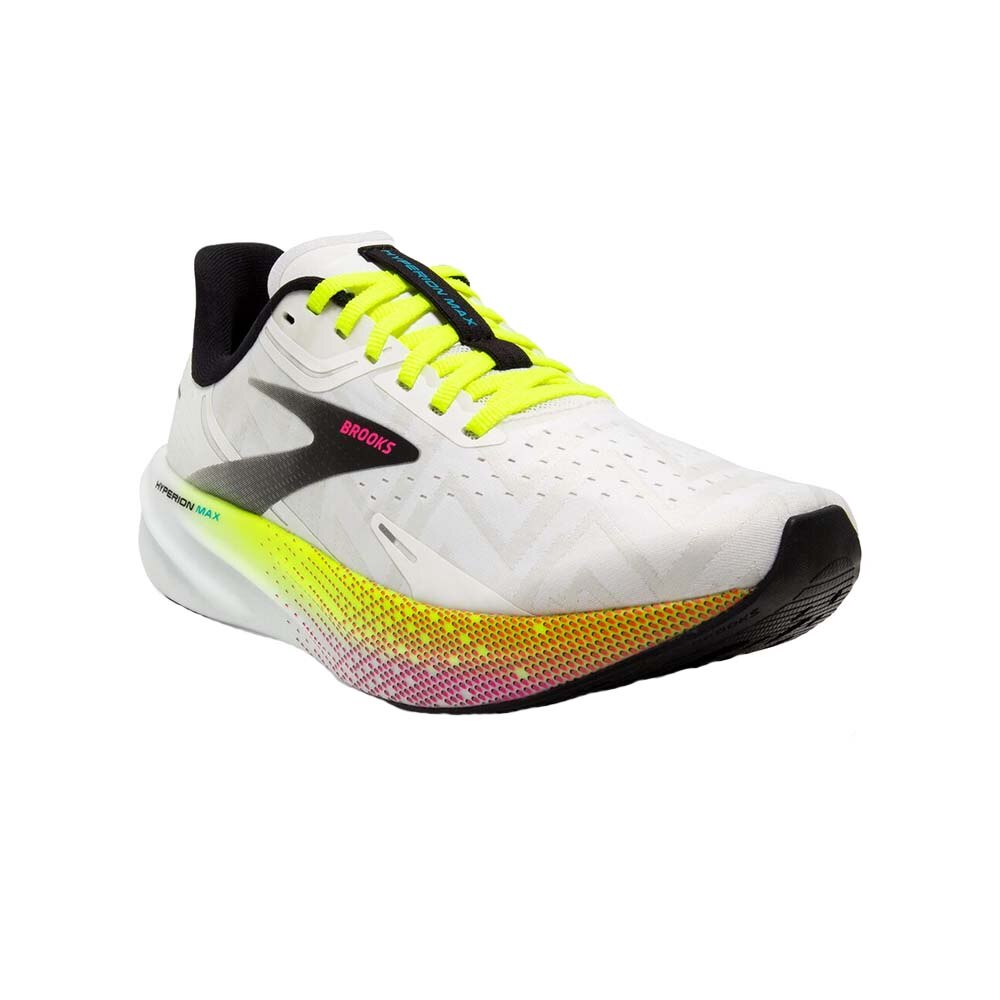 Brooks Hyperion Max Joggesko Dame Hvit/Flerfarget