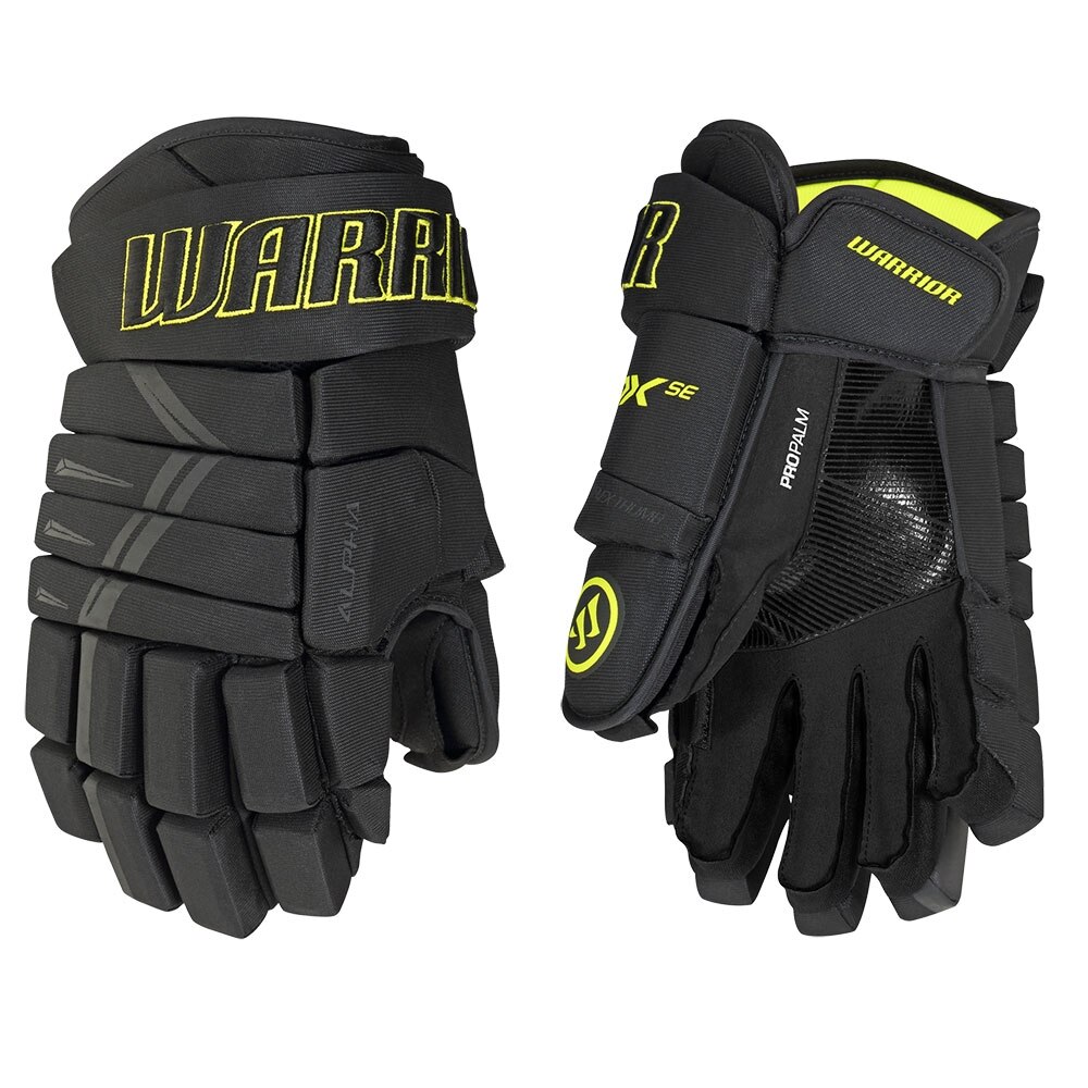 Warrior Alpha DX SE Junior Hockeyhanske Svart
