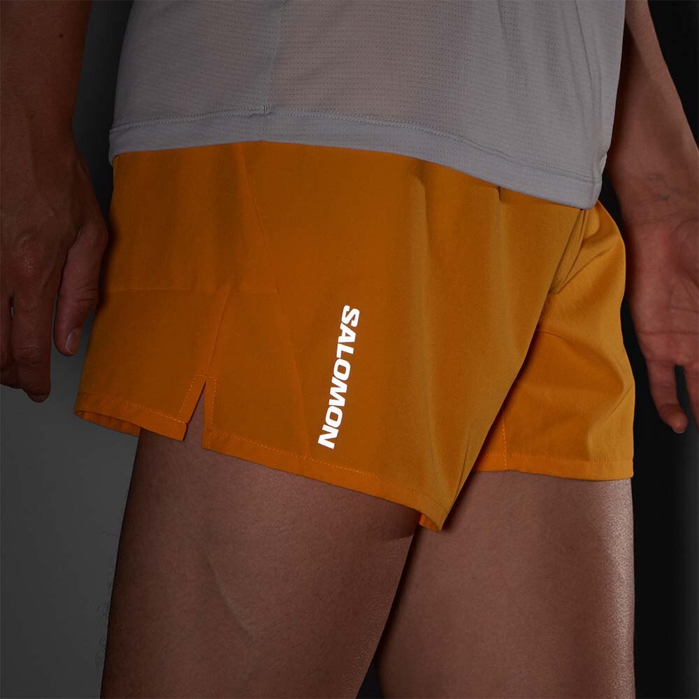 Salomon Cross 5inch Løpeshorts Herre Oransje