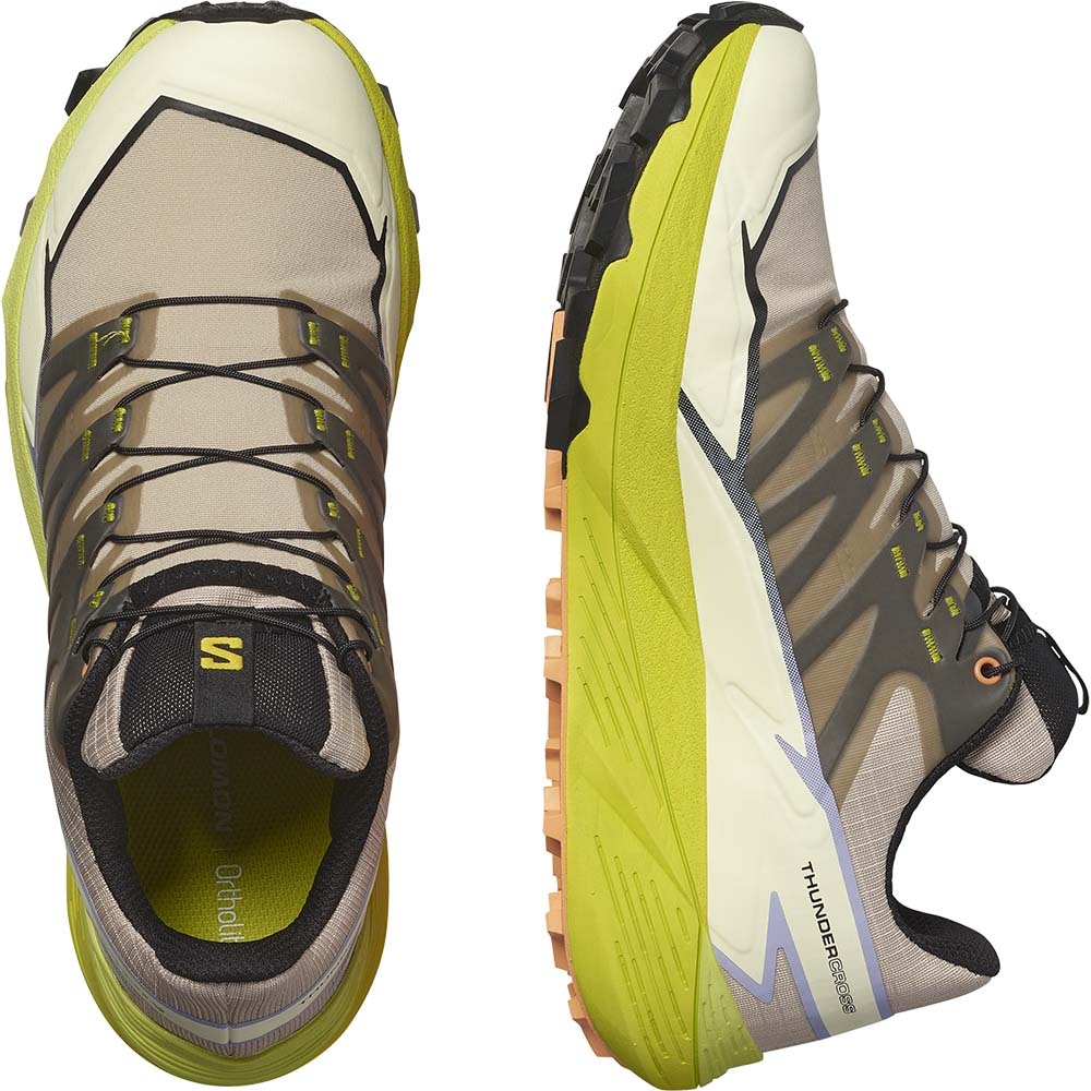 Salomon Thundercross Joggesko Dame Brun/Grønn