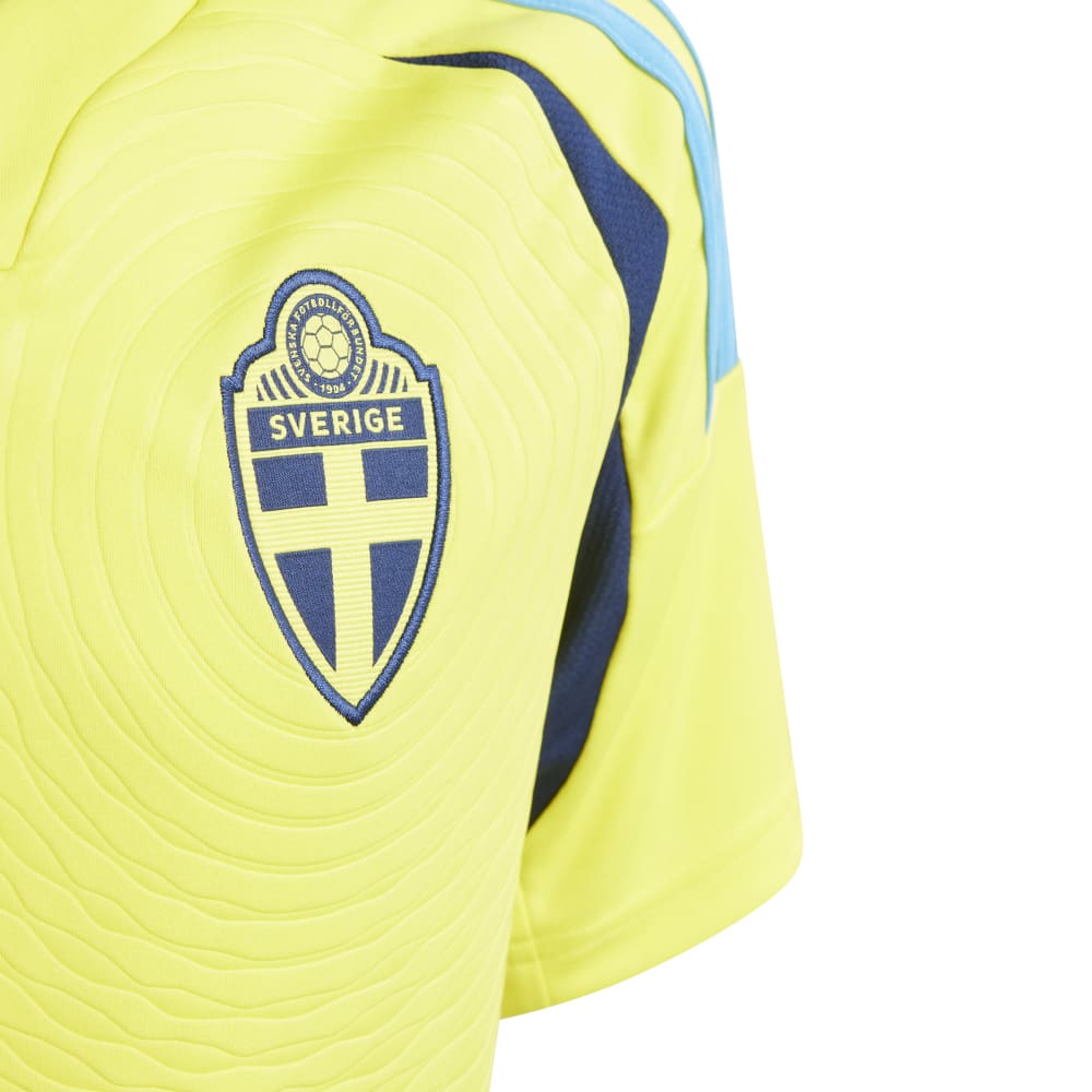 Adidas Sverige Fotballdrakt 2024 Barn Hjemme