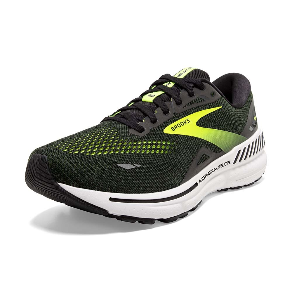 Brooks Adrenaline GTS 23 Joggesko Herre Sort/Volt