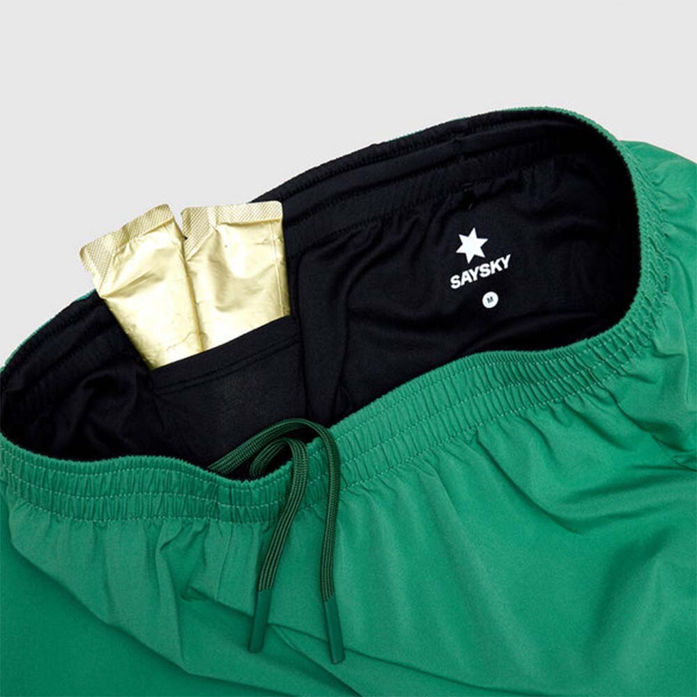 Saysky Pace 5'' Løpeshorts Herre Grønn