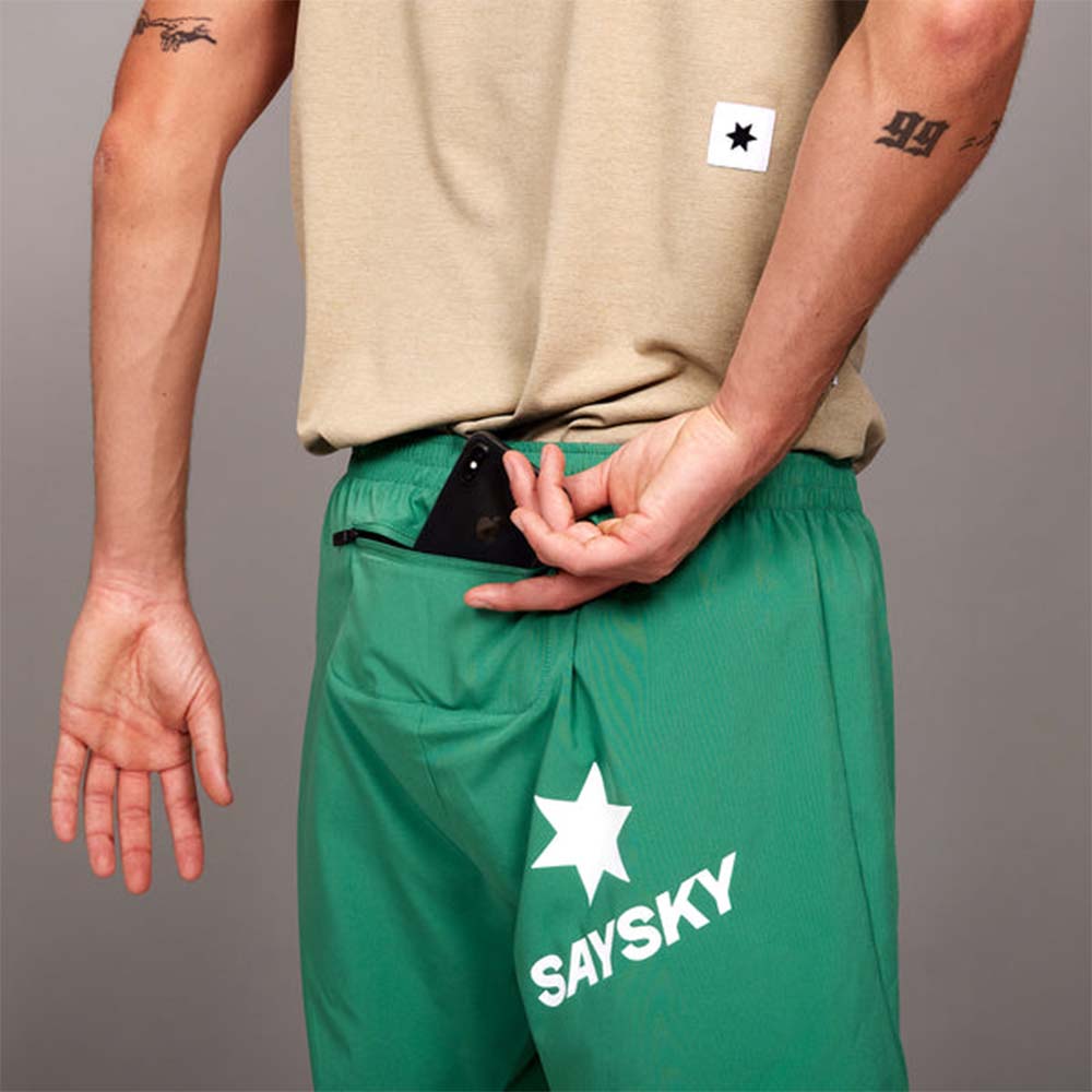 Saysky Pace 5'' Løpeshorts Herre Grønn