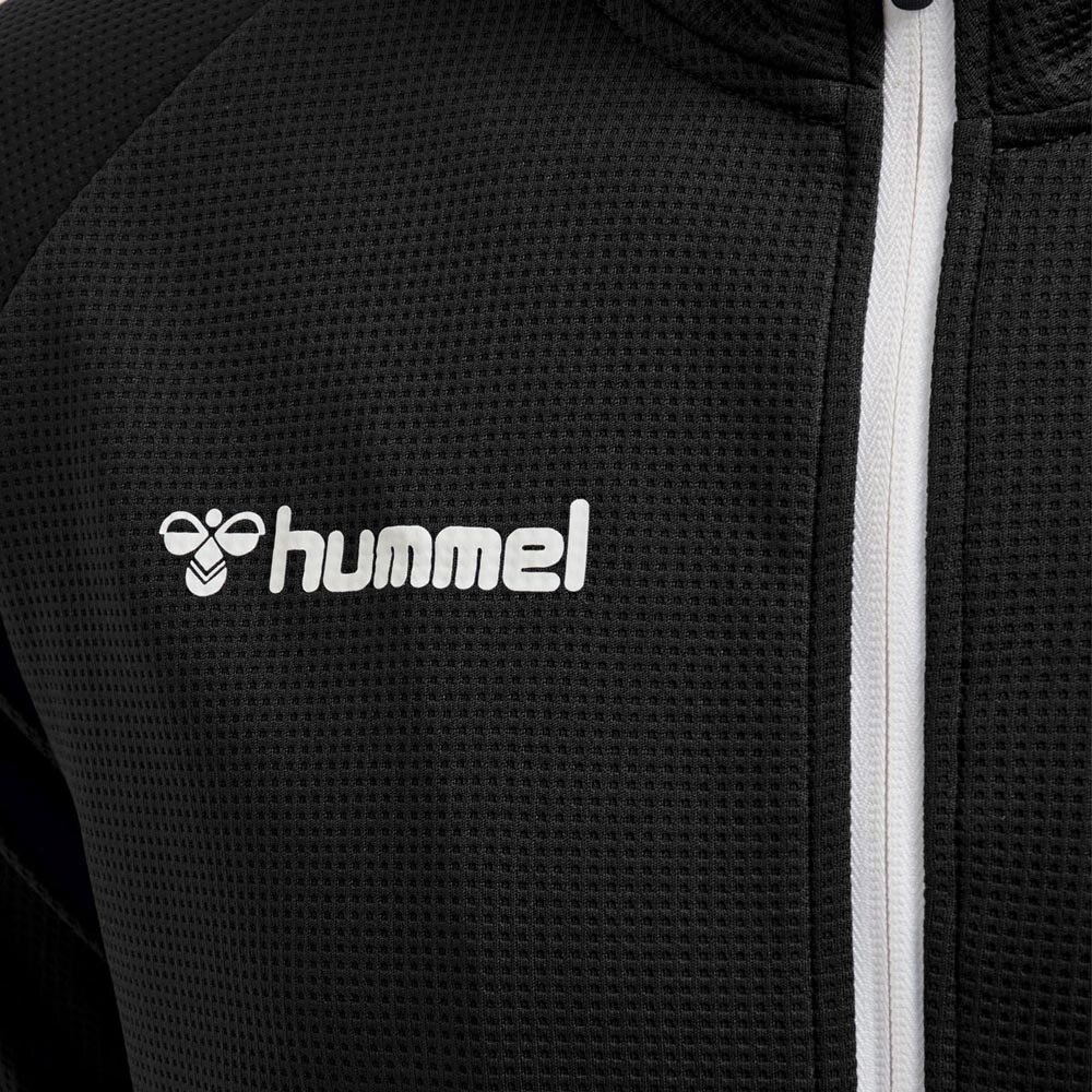 Hummel Authentic Poly Zip Treningsjakke Sort Barn