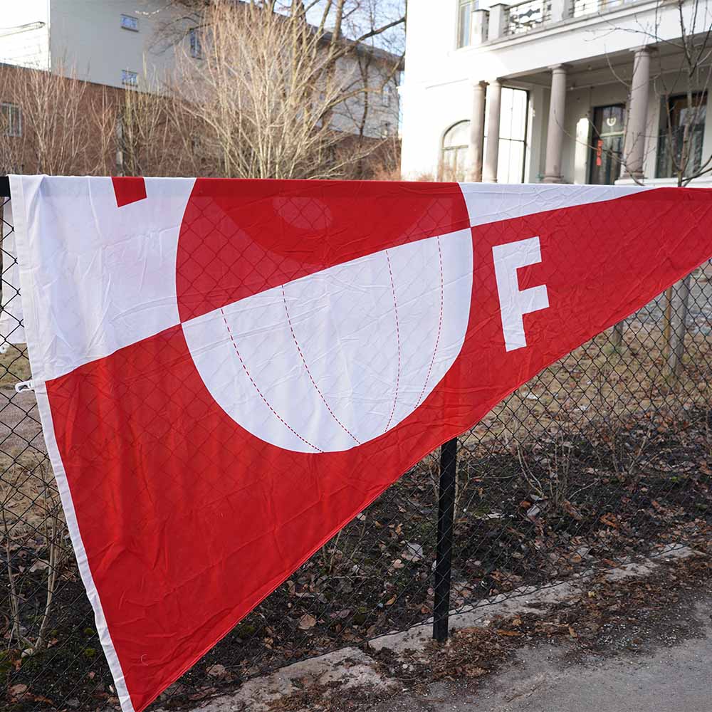 Fredrikstad FK Stort Flagg