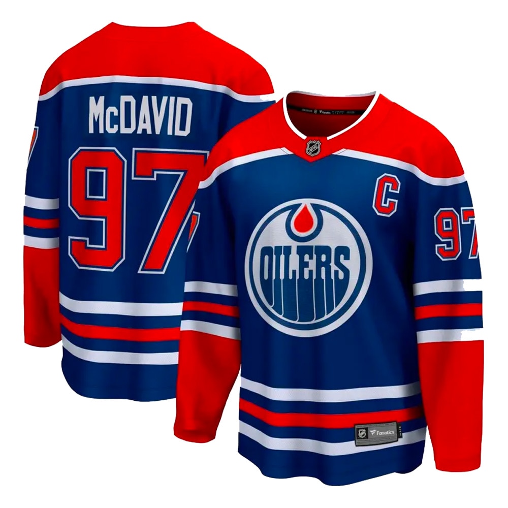 Fanatics NHL Breakaway Hockeydrakt Edmonton Oilers McDavid 97