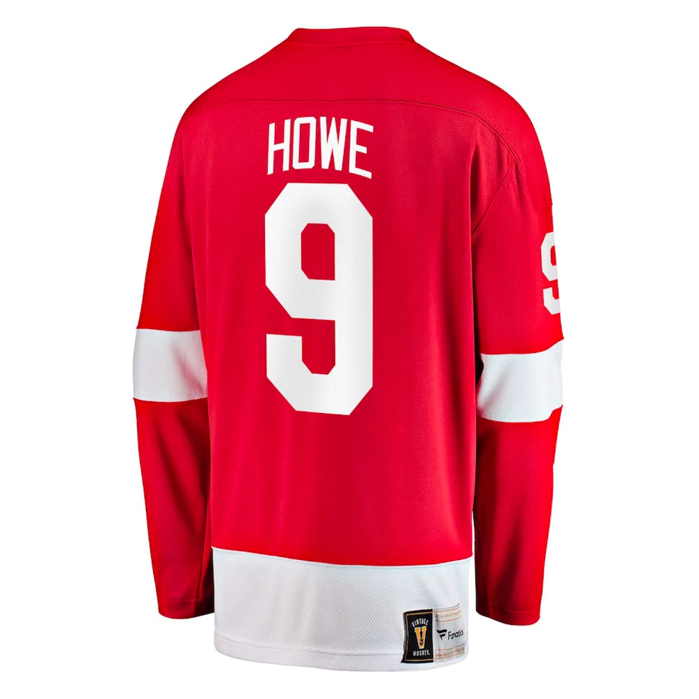 Fanatics NHL Breakaway Vintage Hockeydrakt Detroit Red Wings Howe 9