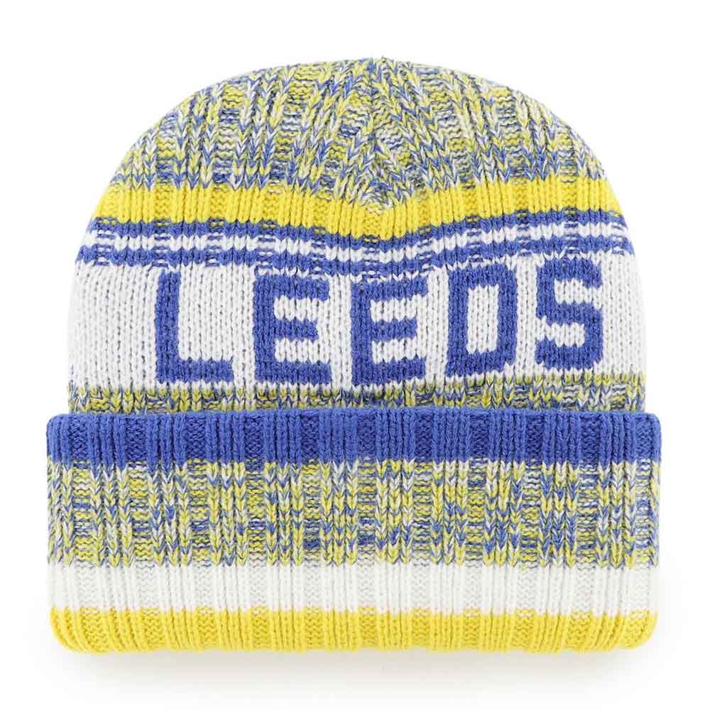 Official Product 47 Leeds United Cuff Strikket Beanie 