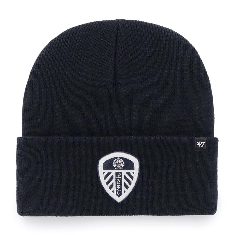 Official Product 47 Leeds United Cuff Beanie Lue Marine