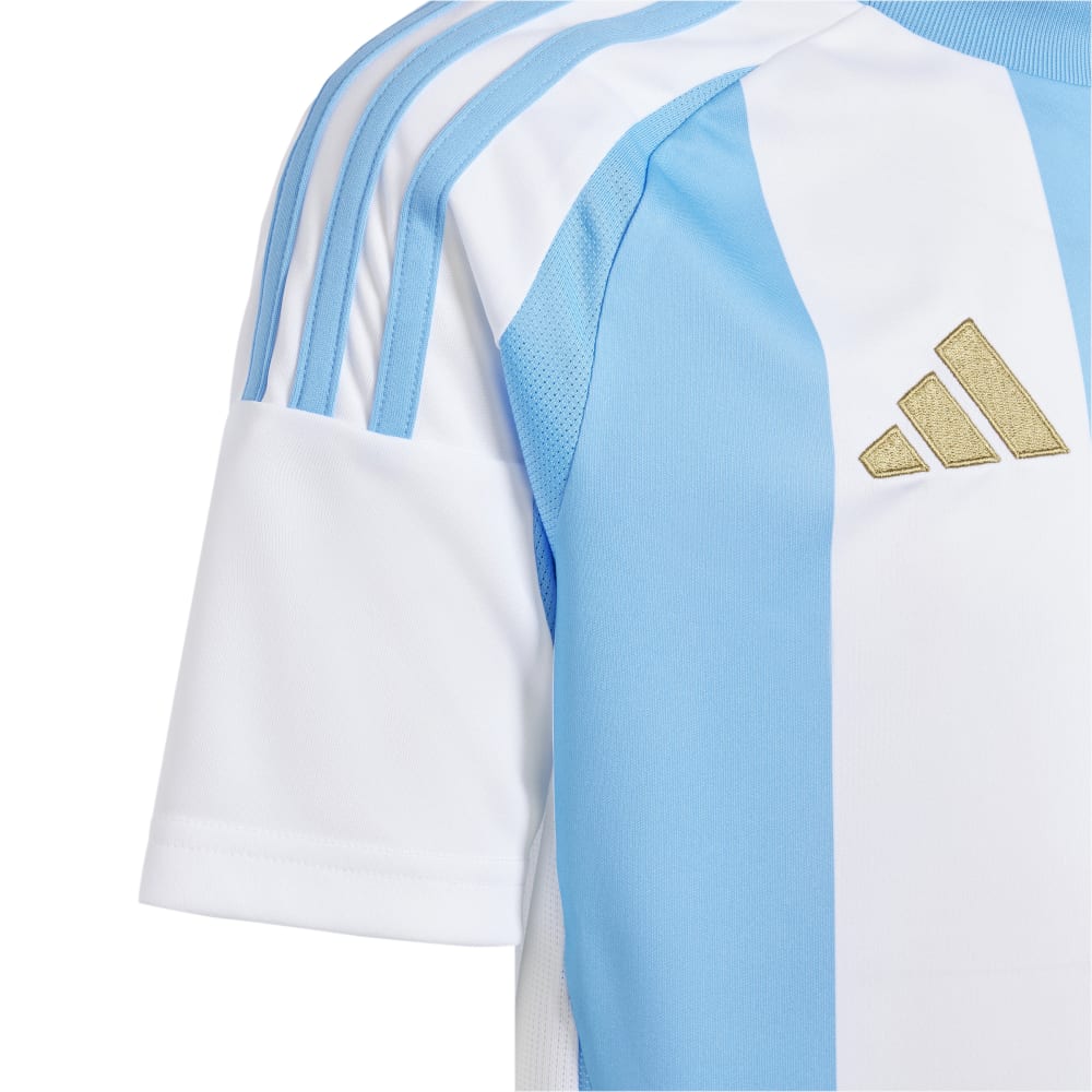 Adidas Argentina Fotballdrakt 2024 Barn Hjemme