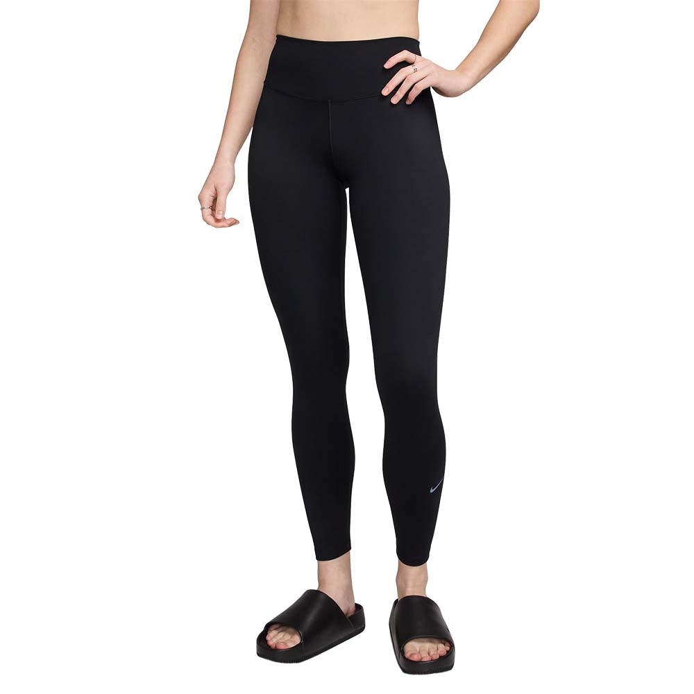 Nike Dri-Fit One High Rise Tights Dame Sort