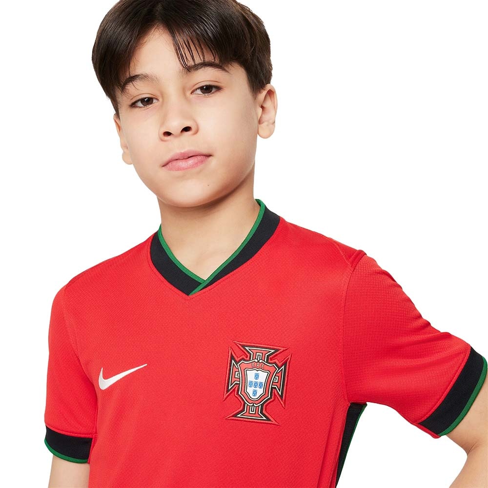 Nike Portugal Fotballdrakt 2024 Barn Hjemme