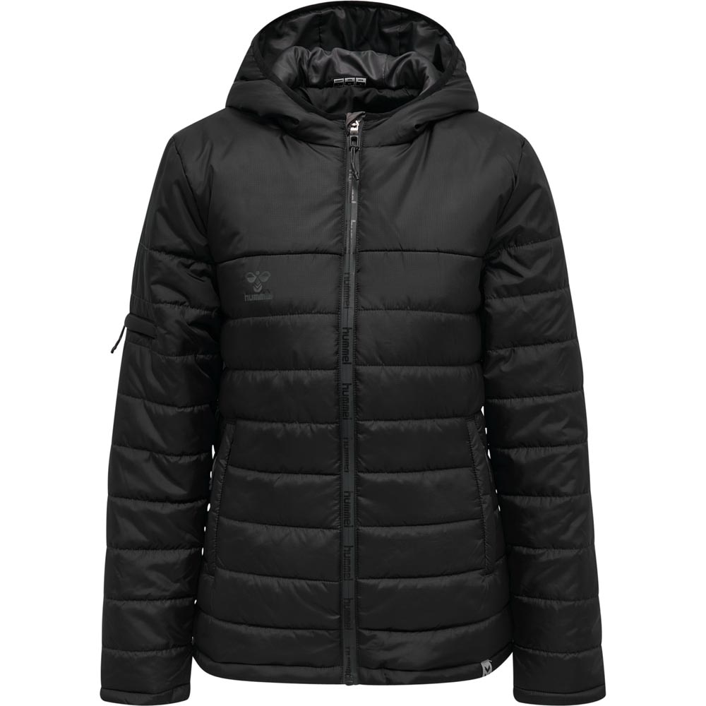 Hummel North Quilted Hood Jakke Sort Dame