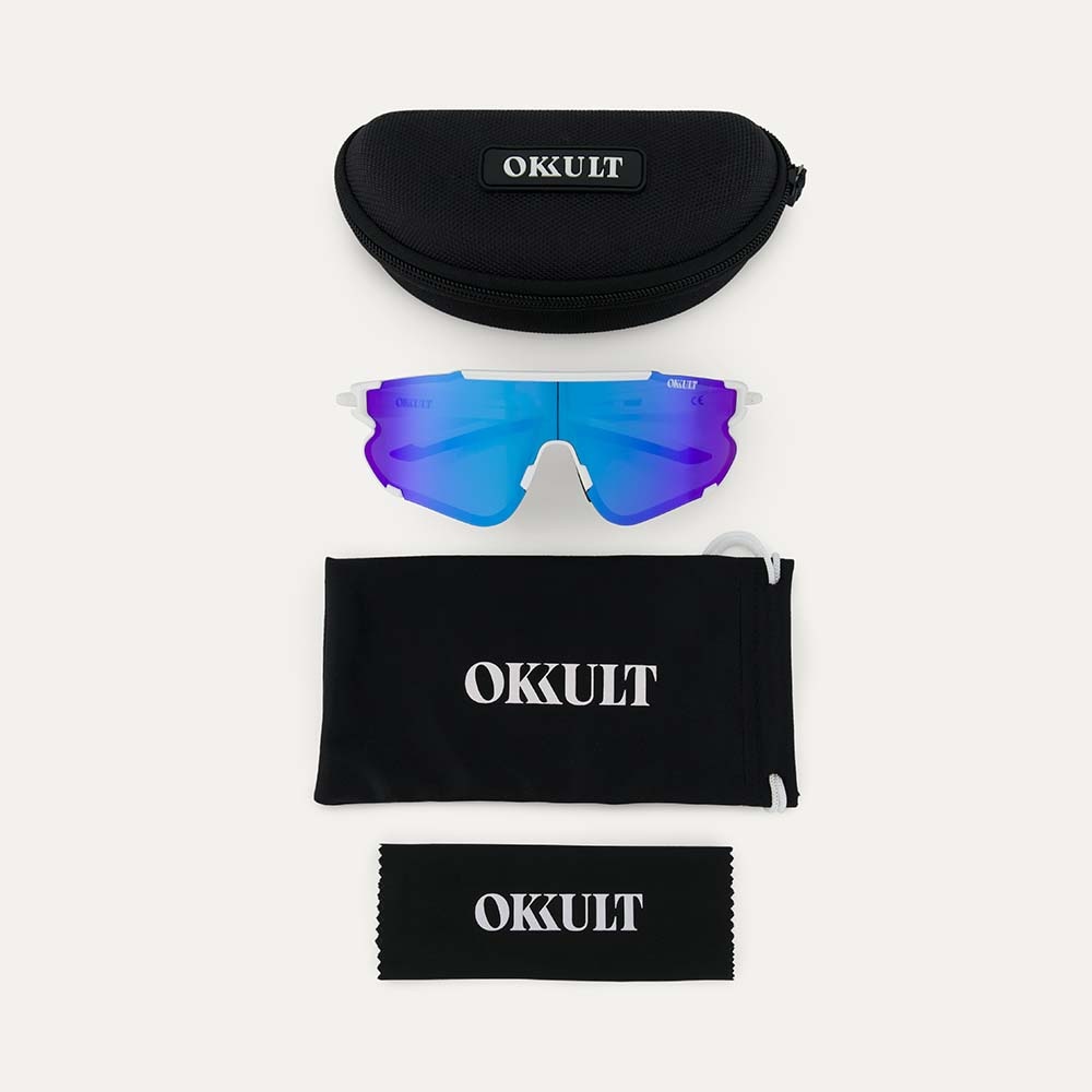 Okkult Lex Sportsbrille Hvit/Blå