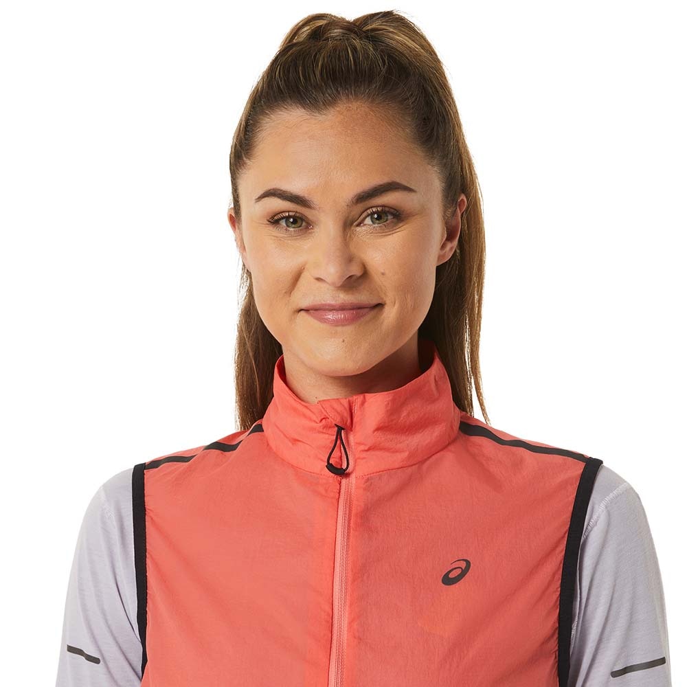 Asics Metarun Packable Vest Dame Rosa