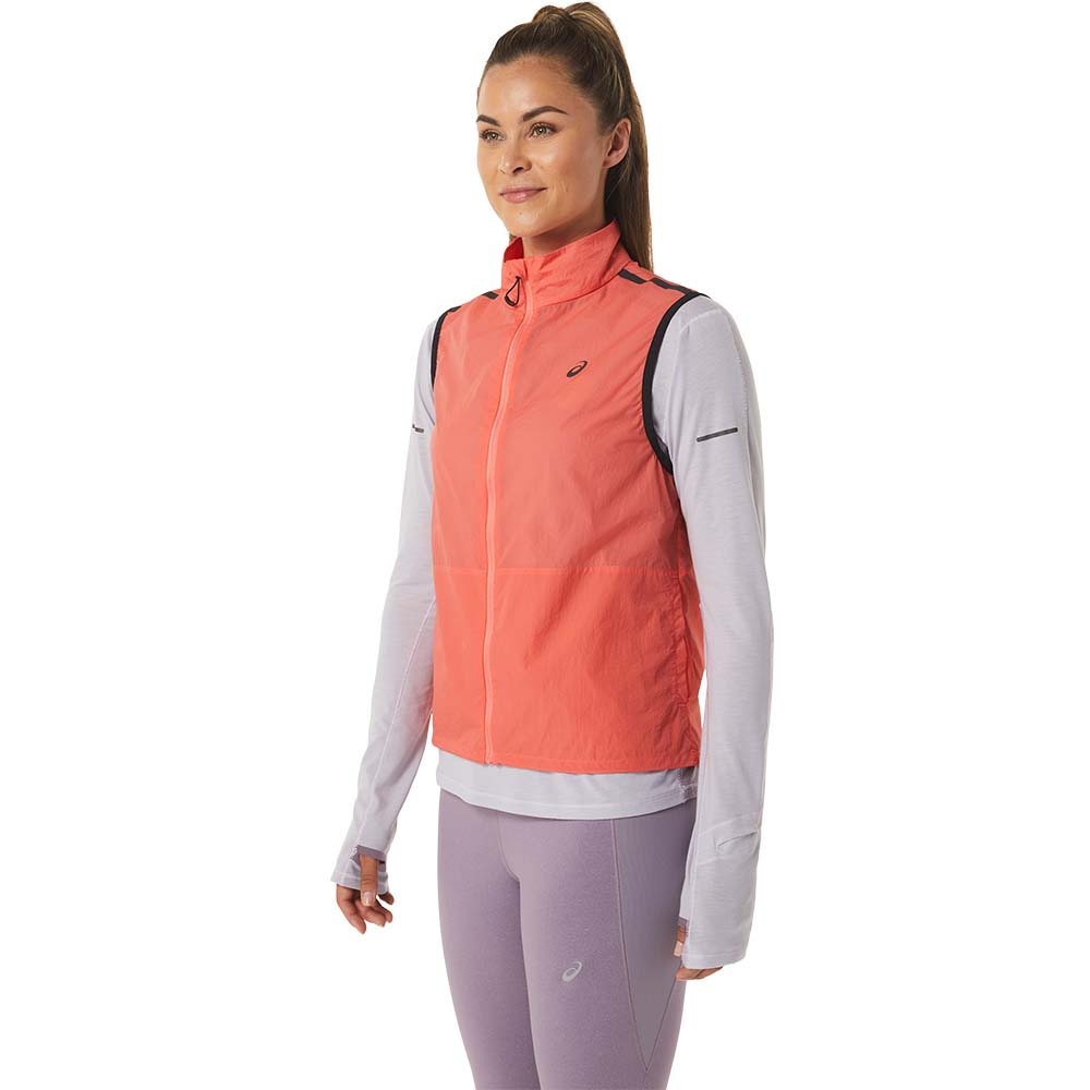 Asics Metarun Packable Vest Dame Rosa